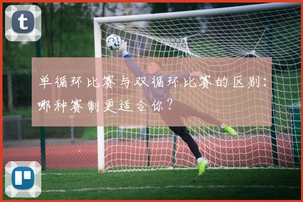 单循环比赛与双循环比赛的区别：哪种赛制更适合你？