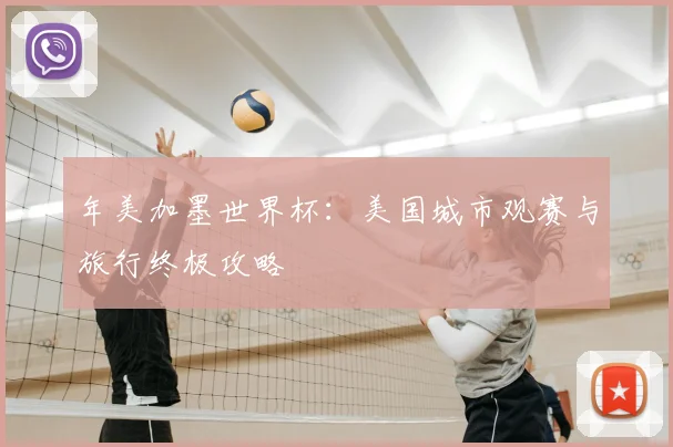 年美加墨世界杯：美国城市观赛与旅行终极攻略